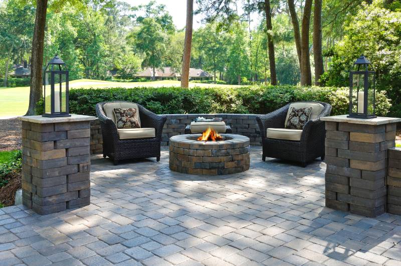 Creating a Great Backyard with a Redesigned Layout Using Concrete Paving Stones